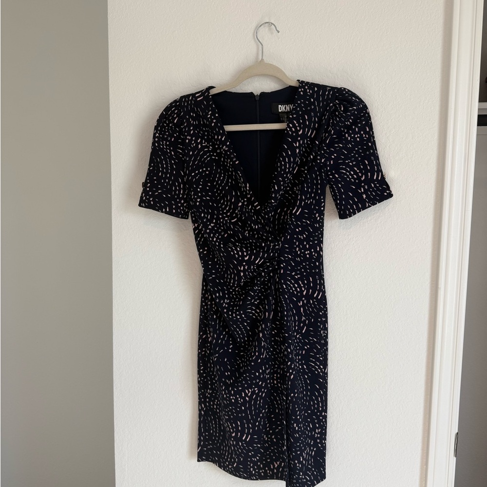 BRAND NEW WITH TAGS DKNY Black and White Mini Dress